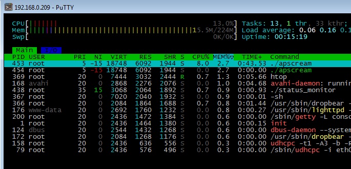 u aps dsd htop